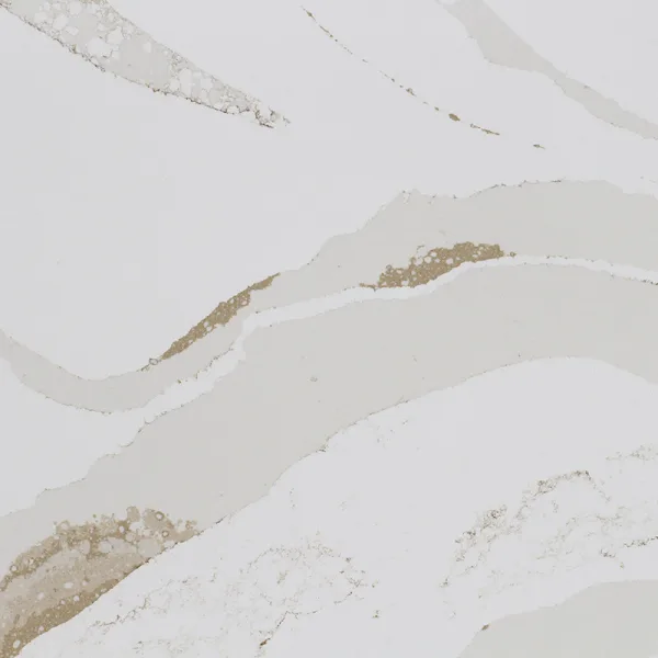 Mable look quartz calacatta Gold Veins Detail1