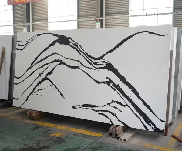 Quartz stone calacatta 1008