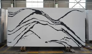 Quartz stone calacatta 1008 front