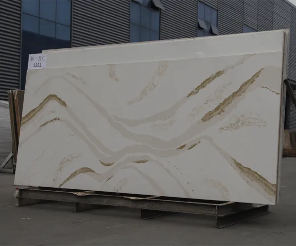 quartz stone slab marble look calacatta