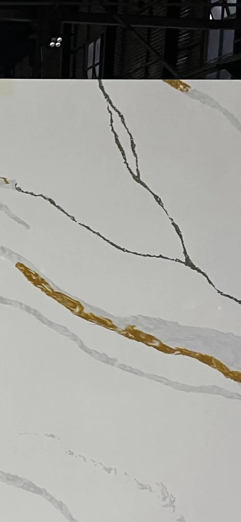 Quartz Stone Calacatta Gold details