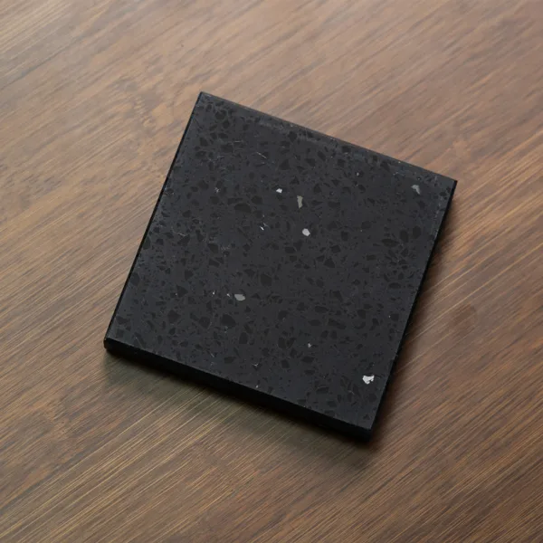 Quartz stone diamond black