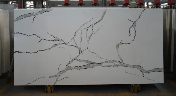 quartz stone calacatta RS8114 front