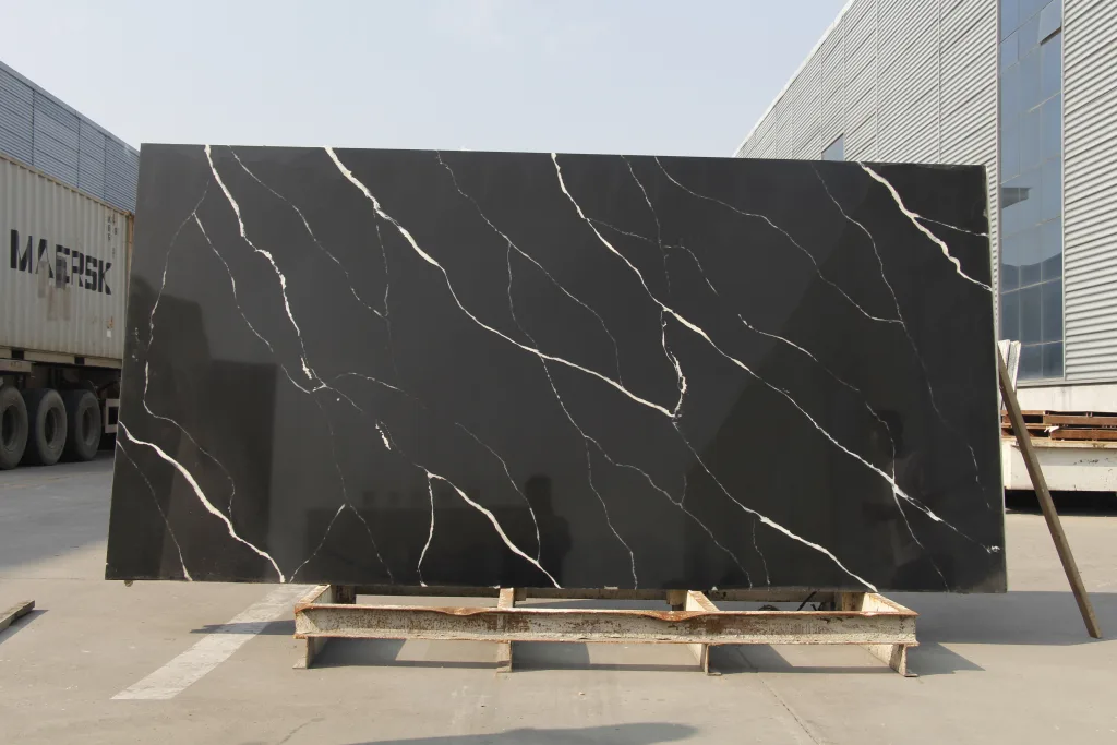 Cuarzo piedra calacatta black 1036
