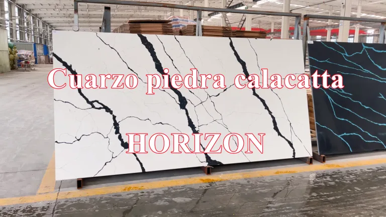 Cuarzo piedra calacatta horizon