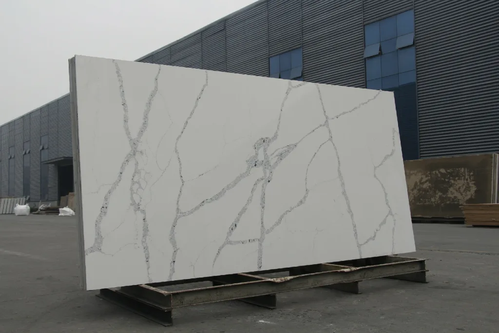 quartz stone calacatta slab for countertops