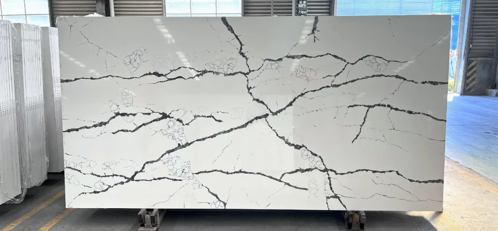 quartz stone calacatta slab for countertops