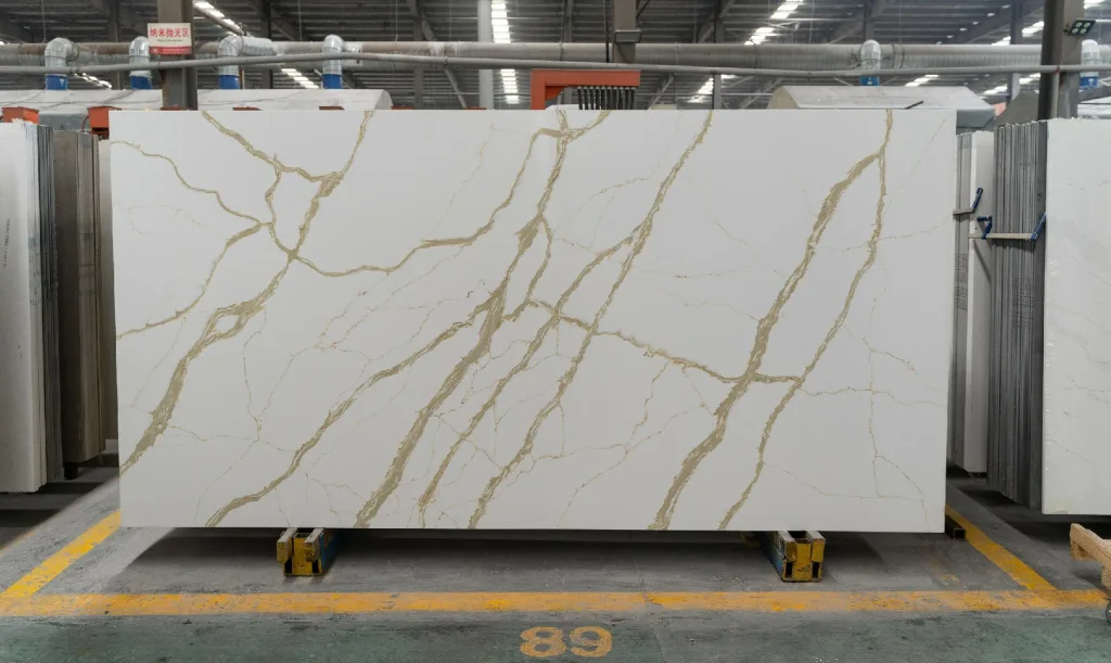 quartz stone calacatta slab for countertops