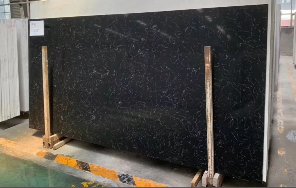 quartz stone carrara slab for kitchen countertops