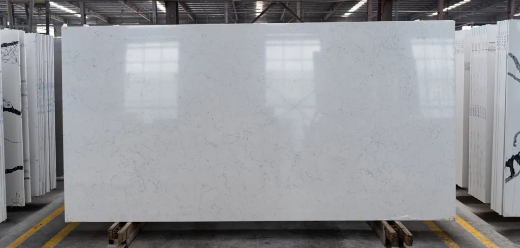 quartz stone carrara slab for kitchen countertops