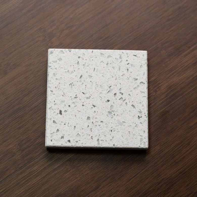 artificial engineered quartz stone color WHITE GALAXY