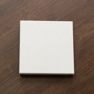 artificial engineered quartz stone color snow white