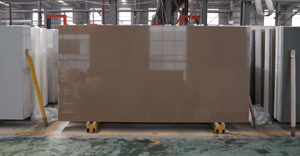 Quartzo Pedra Brasil Cores pure dark beige ES1007