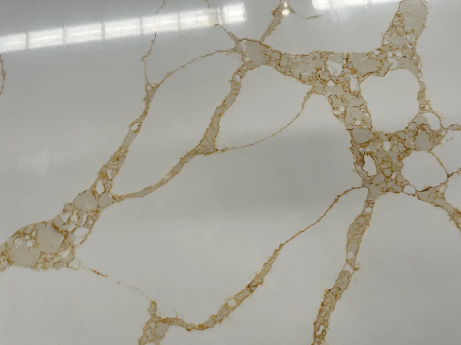 quartz stone slab calacatta surface 6170 details1