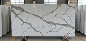 quartz stone unique pattern slab for kitchen countertops