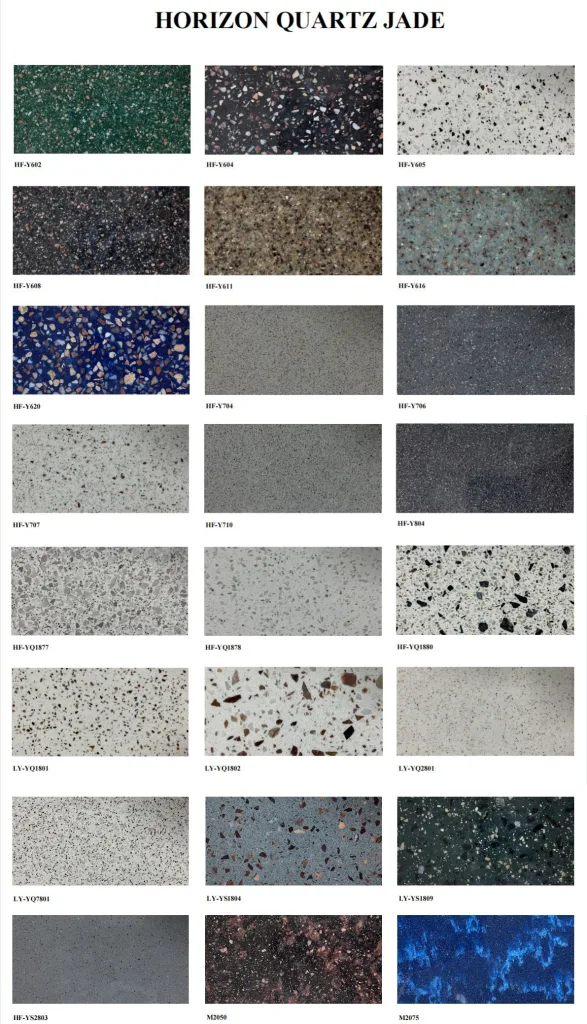 quartz stone jade for kitchen countertops