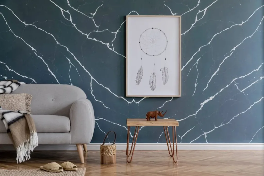 Calacatta Bookmatch Inner Wall - Horizon Quartz