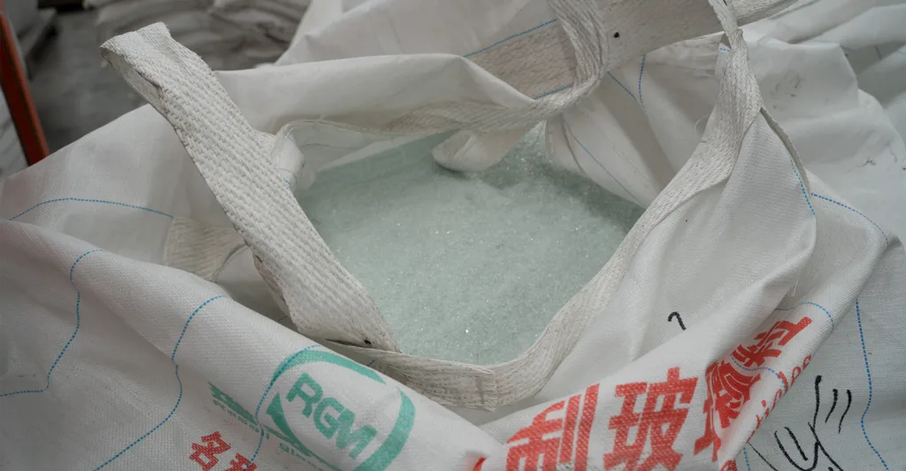 Glasses - quartz slabs production raw material Horizon Warehouse