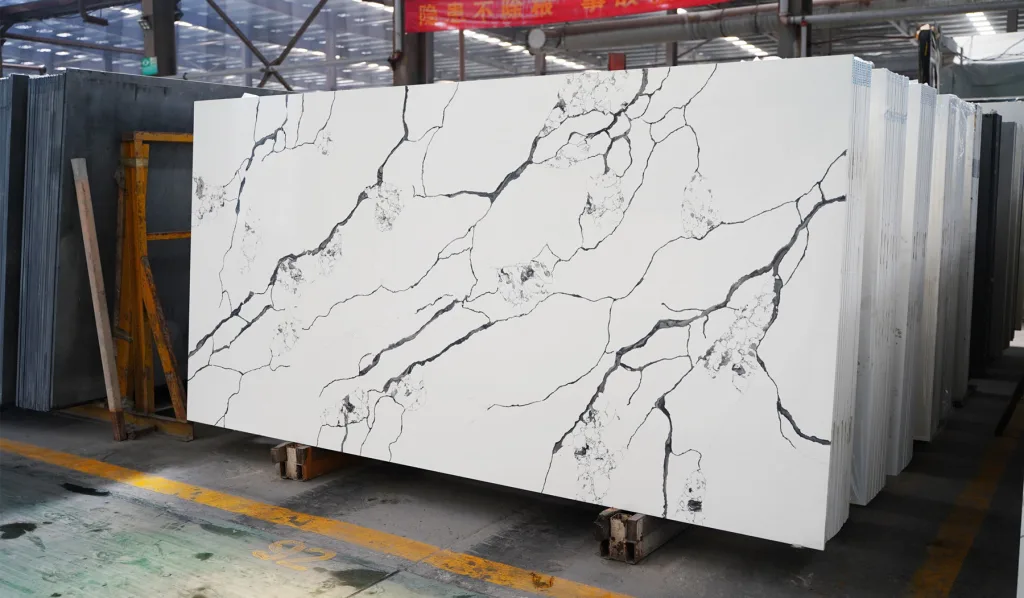 quartz calacatta for kitchen countertop