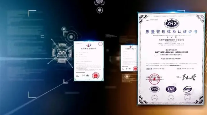 quartz stone ISO qualifications