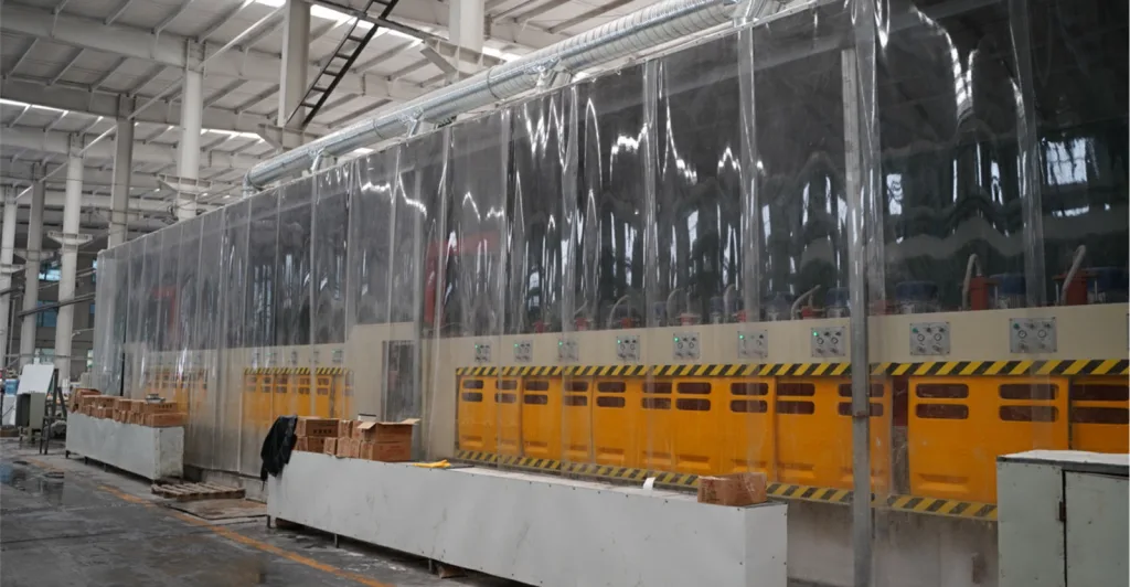 Quartz slabs polish equipment - Horizon Production Room