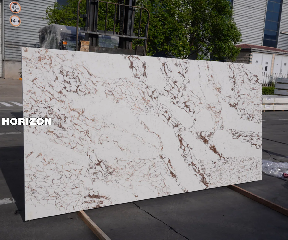 High End Luxury Quartz Surface HHH1 - Horizon Quartz