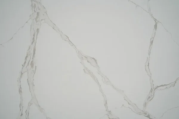 Quartz Calacatta 6828 Detail with Gold Border Horizon