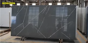 Quartz Unique Pattern Grey 6059 Slab 1 Horizon
