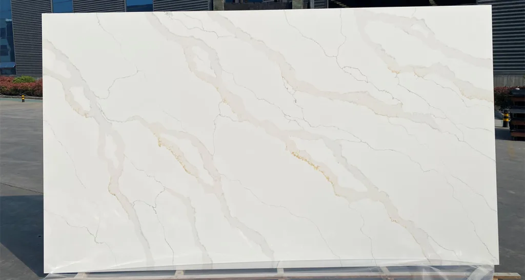 quartz calacatta Gold 6890 new design