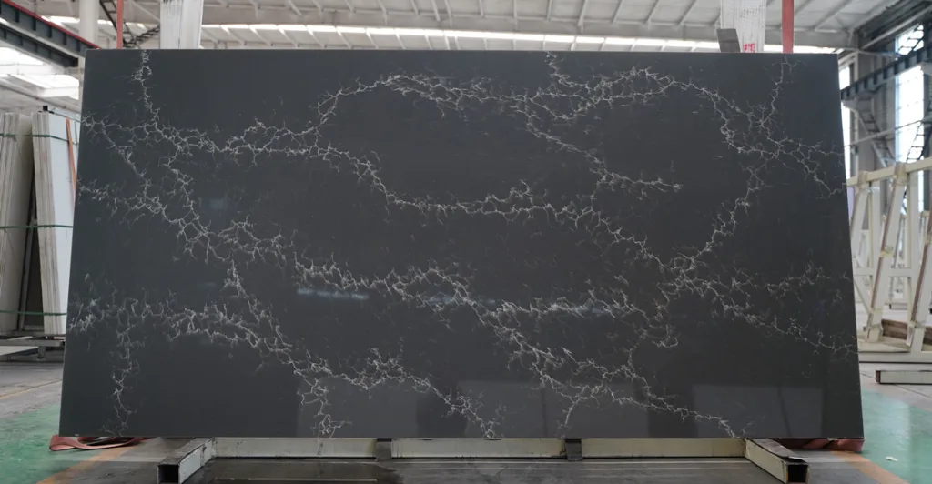 quartz calacatta balck hs3206 new design