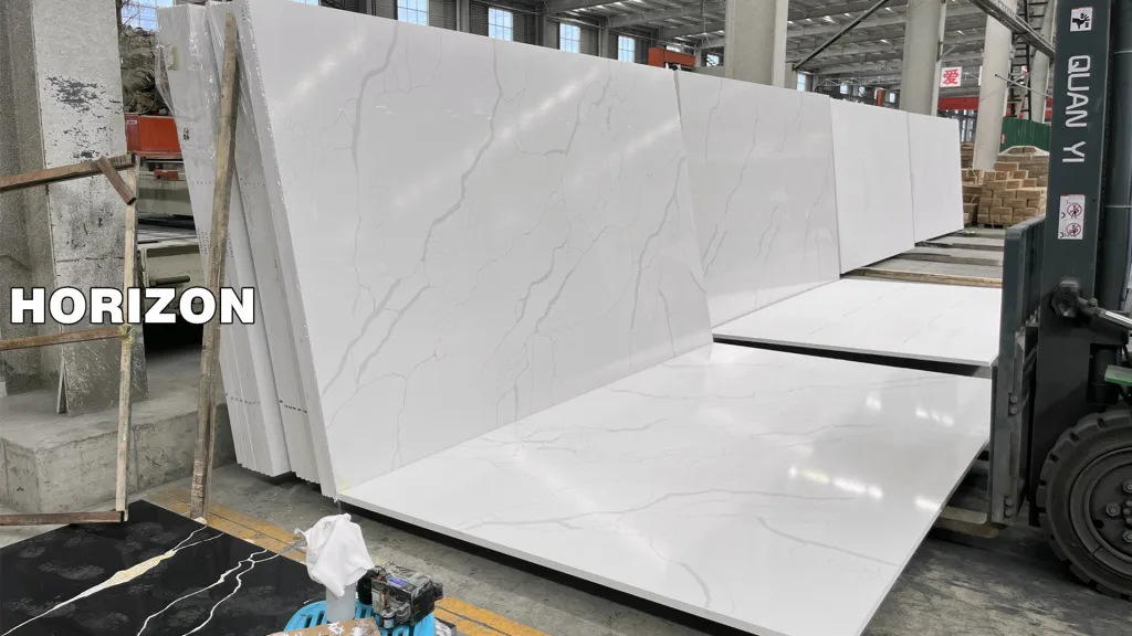 10. Finished Quartz Calacatta - Horizon Quartz