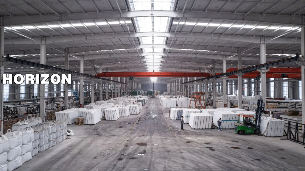 ألواح حجر الكوارتز إنهاء مستودع أوامر Horizon