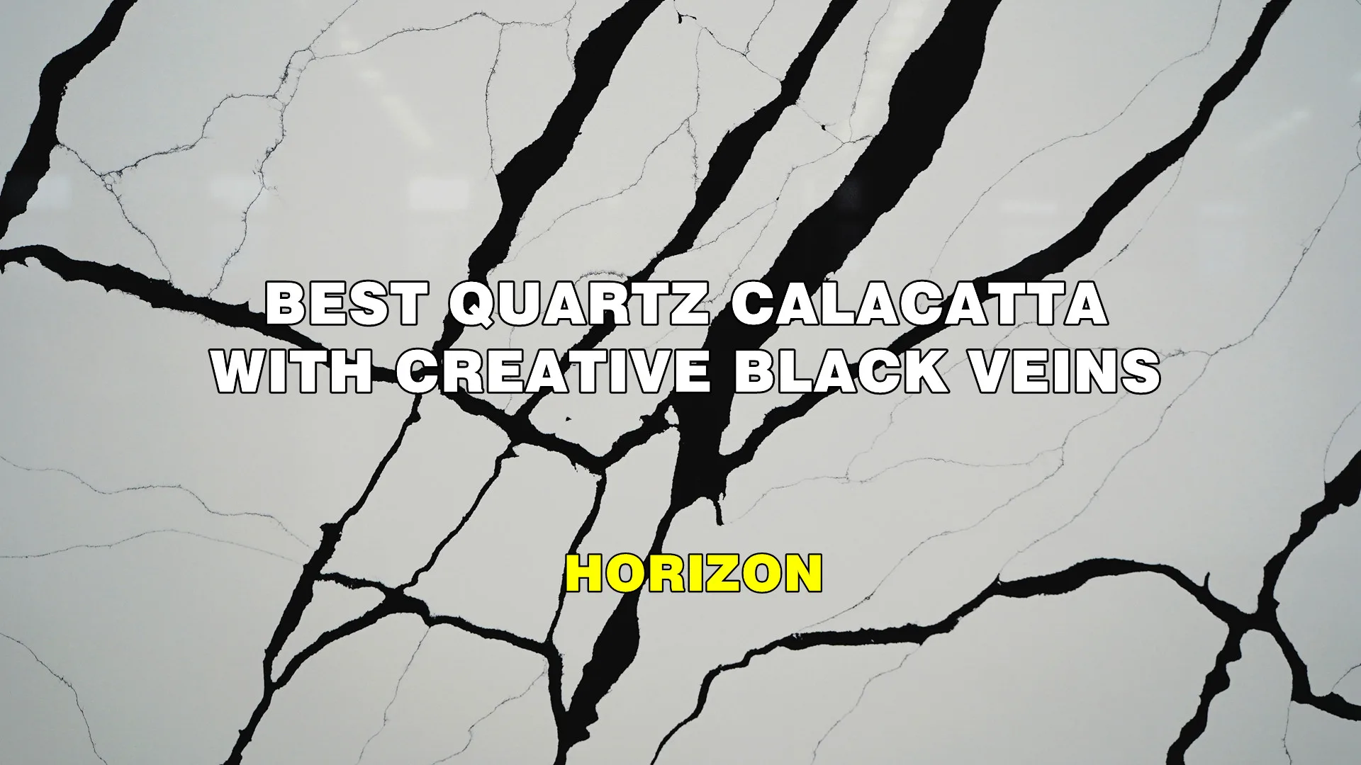 Best Quartz Calacatta With Creative Black Veins