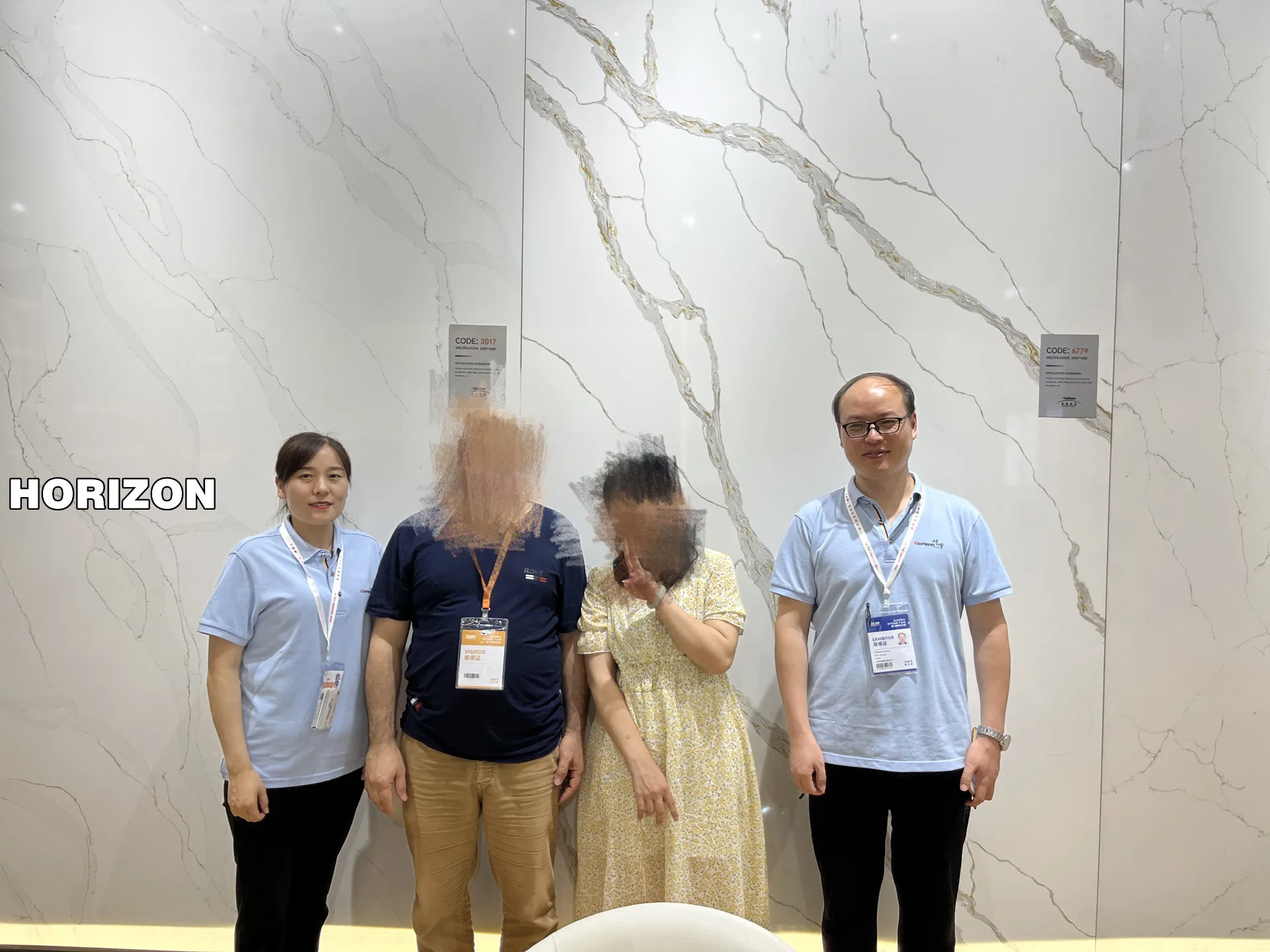 Group Photo With Israel Clients - Horizon 23th Xiamen Stone Fair