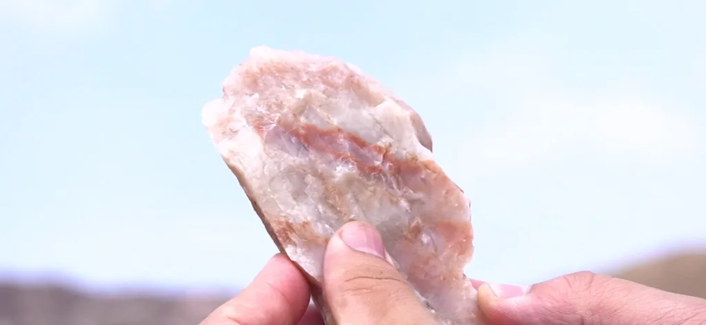 Nature Rose Quartz Stone - Horizon Quartz Jade Mine