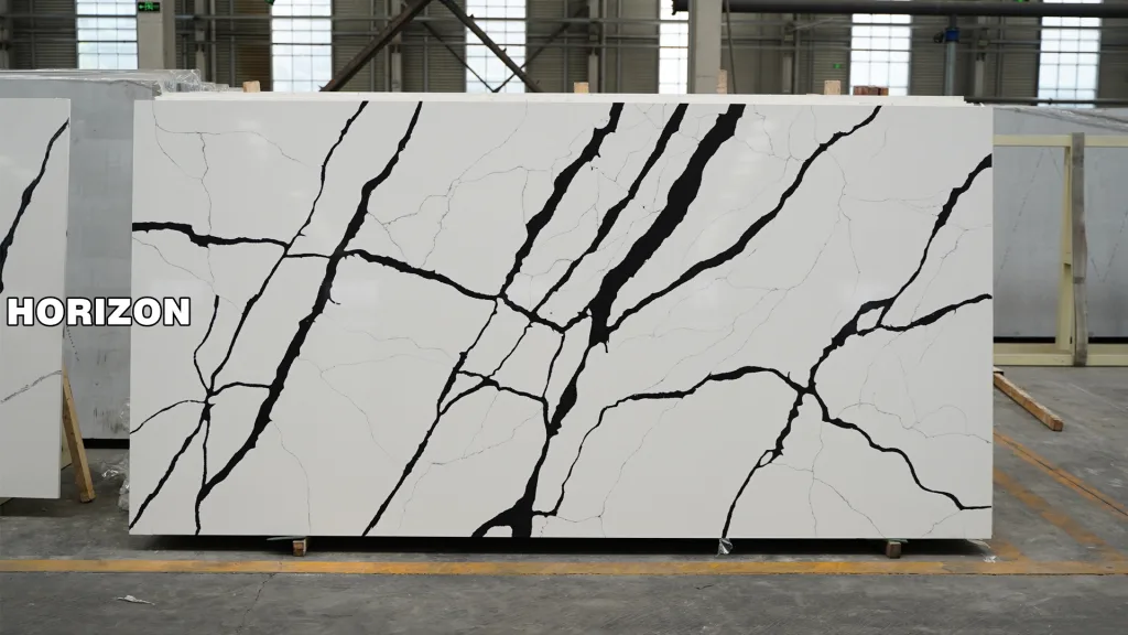 Quartz Calacatta 6676 With Black Veins