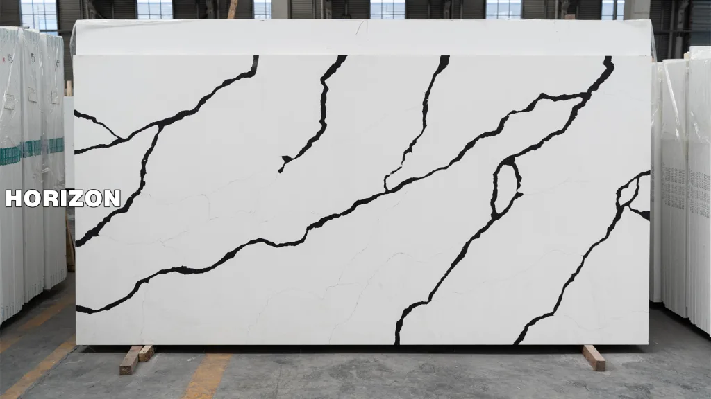 Quartz Calacatta 6700 With Black Veins