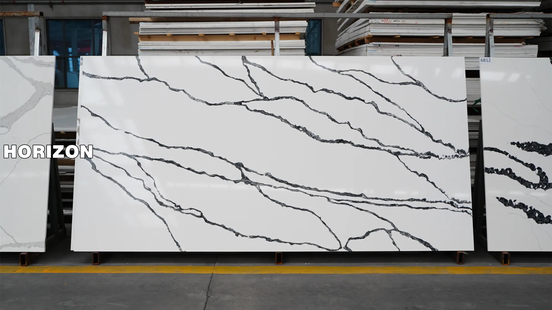 Quartz Calacatta 6819 With Black Veins