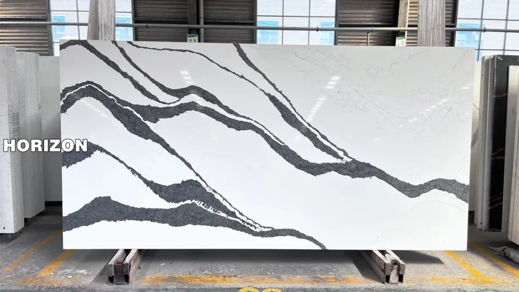 Quartz Calacatta 7232 With Black Veins