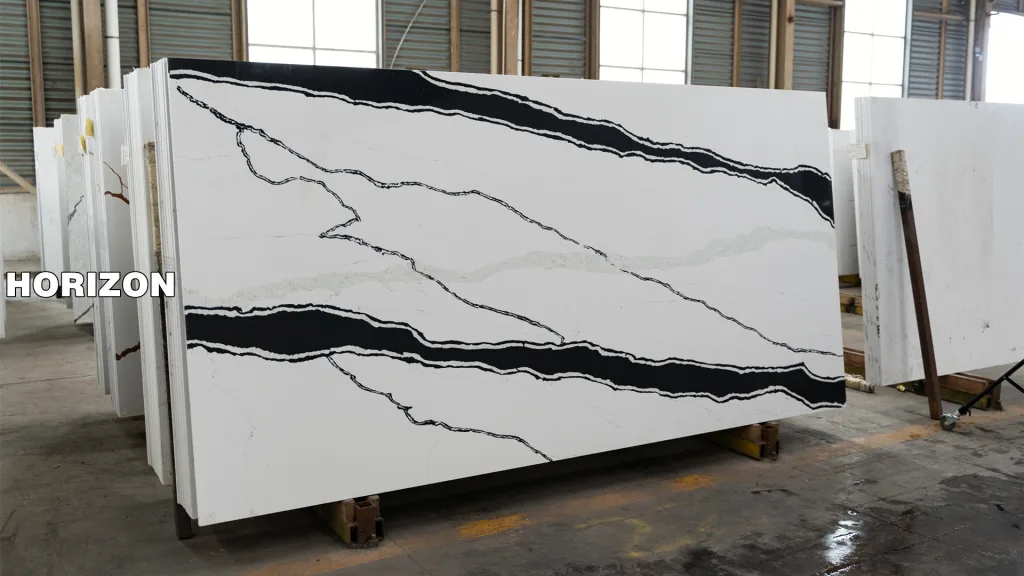 Quartz Calacatta HTL1219 With Black Veins