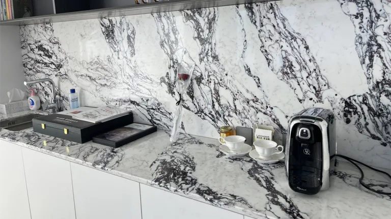 Quartz Slabs Made Countertop - Horizon