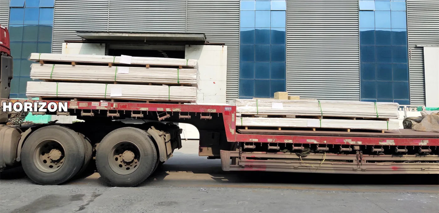 Reinforced Quartz Stone Slabs During Transportation